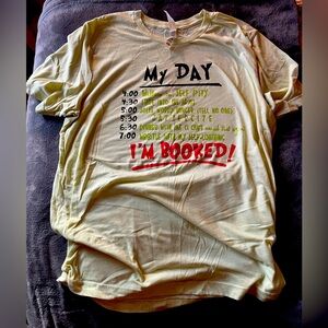Bella Canvas Large The Grinch My Day: I’m Booked T-Shirt